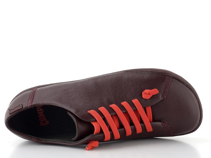 Camper prozouvací polobotky Peu burgundy K200514-064