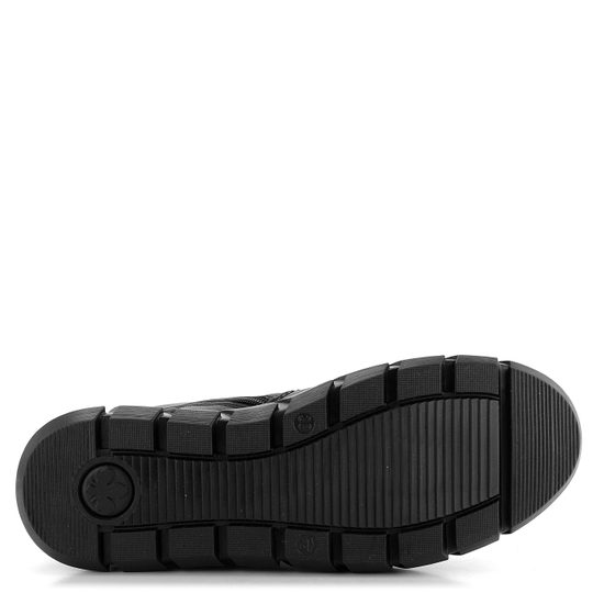 Rieker členková obuv na platforme čierna Y3551-00