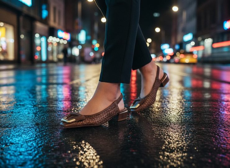 Hispanitas lodičky s voľnou pätou Azucena Avellana RHV264658