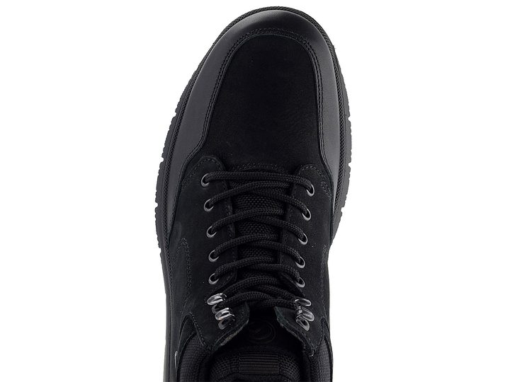 Ara pánský kožený kotník Benjo Black/Blue 11-38102-11