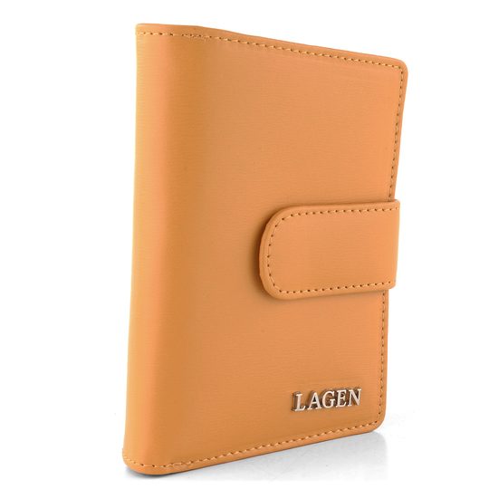 Dámská peněženka se zápinkou žlutá 50313