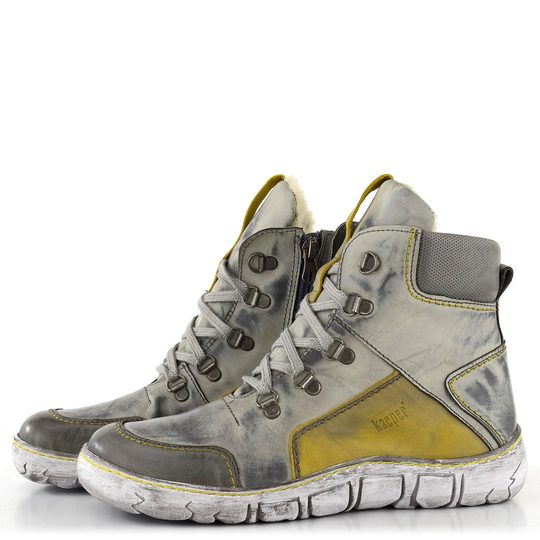 Kacper vyteplený kotník stínovaný šedý 4-0250