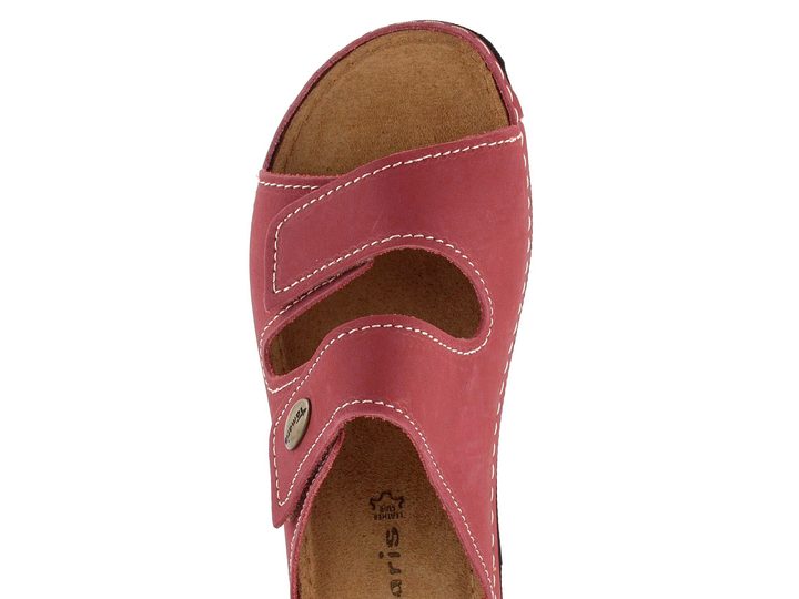 Tamaris fuzbetové pantofle Red 1-27510-41