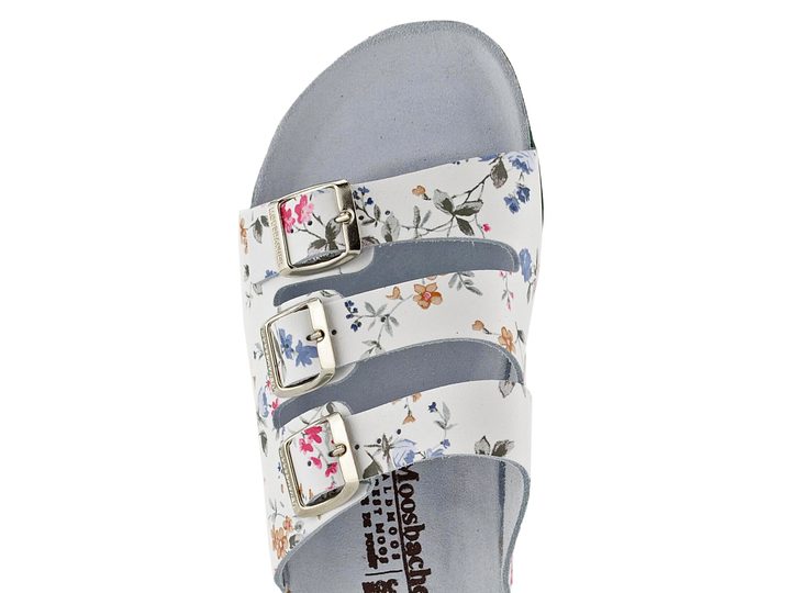 Moosbacher fuzbetové pantofle Hasel/bílá folklor 519