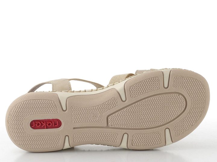 Rieker béžové sandály 66201-62