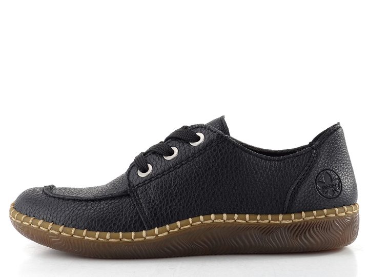 Rieker šněrovací polobotky černé N2402-00