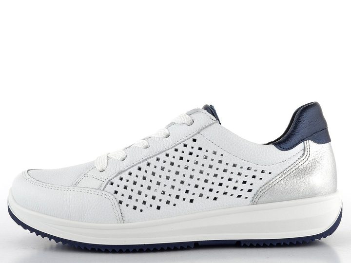 Ara dámské perforované tenisky Osaka Weiss/Silber/Night 12-25526-12