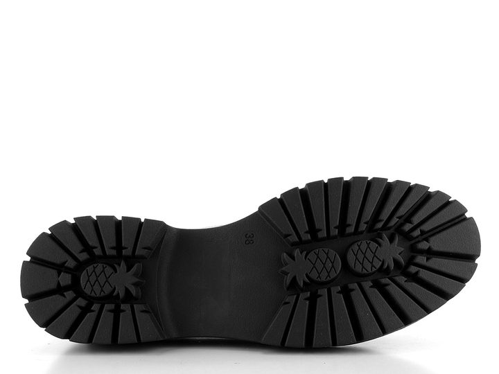 Bagatt lakované mokasíny černé s kamínky D35-AMF61-5764