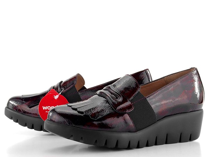 Wonders slip-on polobotky na klínku Vino C-33321