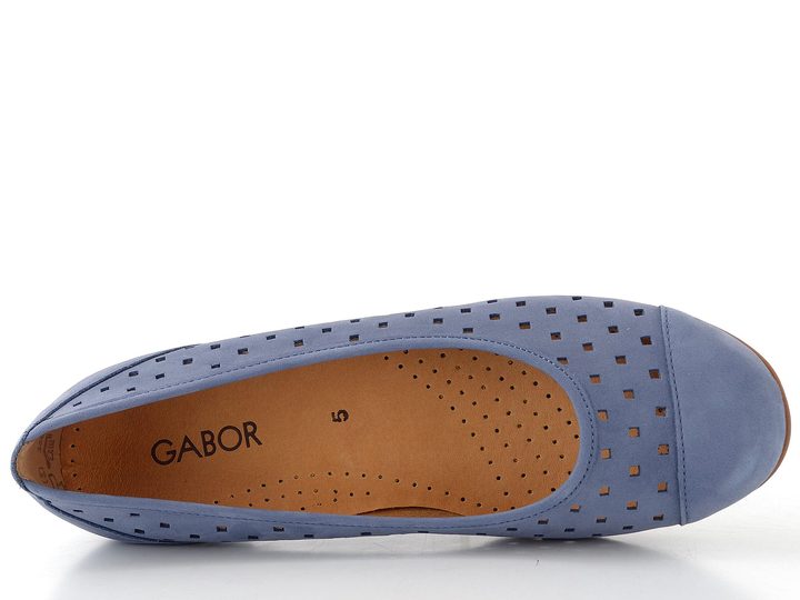 Gabor nubukové baleríny denim 84.169.10