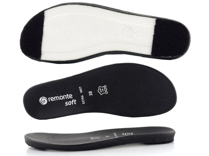 Remonte černé sandály na platformě D0L50-00