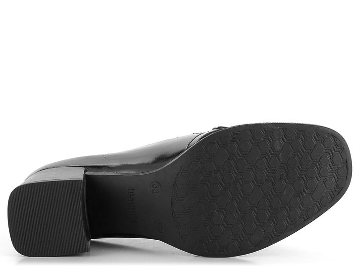 Remonte lodičky na širokém podpatku černé D0V00-01