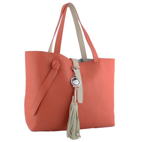 J&C JACKYCELINE kabelka Coral-Cream