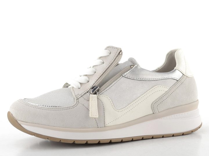 Gabor široké tenisky se zipem bianco/white/silber 86.307.60