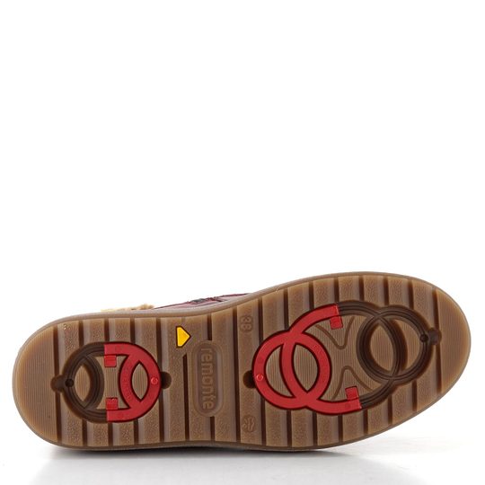 Remonte šněrovací kotník s membránou a gripy červený D0U78-35