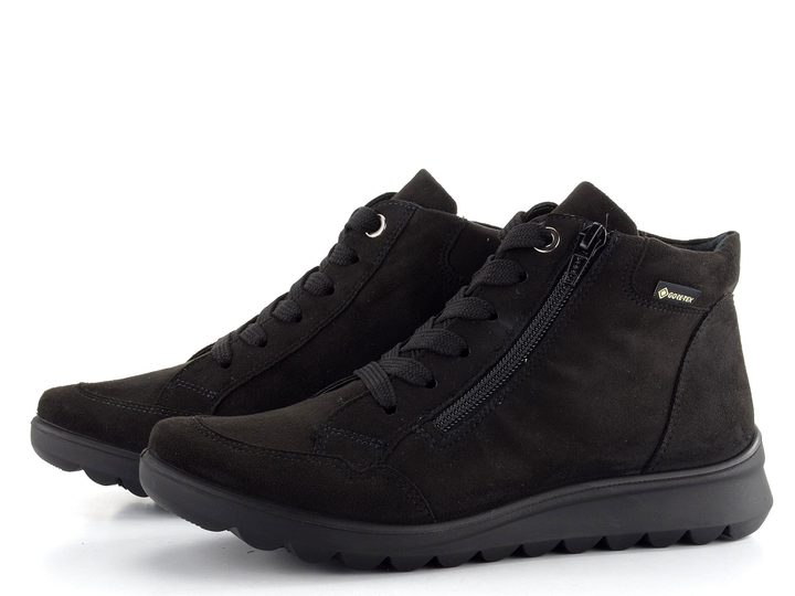 Ara nižší textilní kotník s membránou Schwarz Toronto 12-40416-01