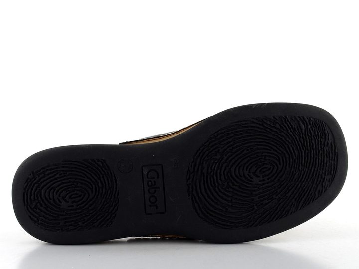 Gabor černé pantofle žabky 03.700.27