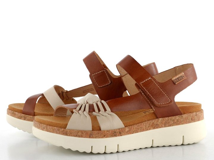 Pikolinos sandále na platforme Palma Marfil-Bra W4N-0968C1