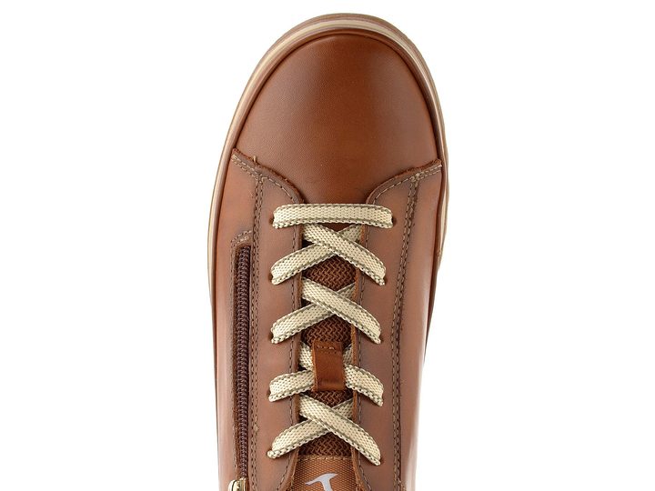 Pikolinos šněrovací polobotky se zipem Vigo brandy W3W-6979