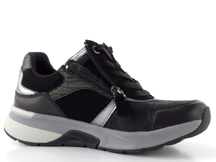 Gabor tenisky so zipsom schwarz kombi 76.847.67