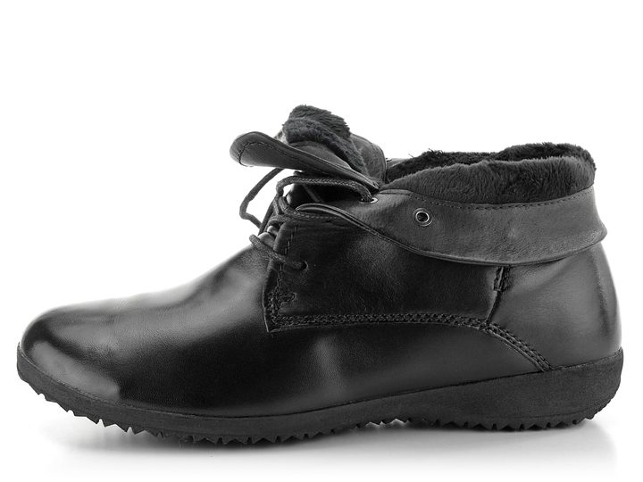 Josef Seibel čierna šnurovacia členková obuv Naly 79709VL971