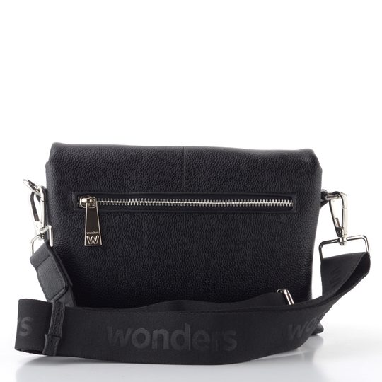 Wonders malá crossbody kabelka s etují negro WB-54020-C