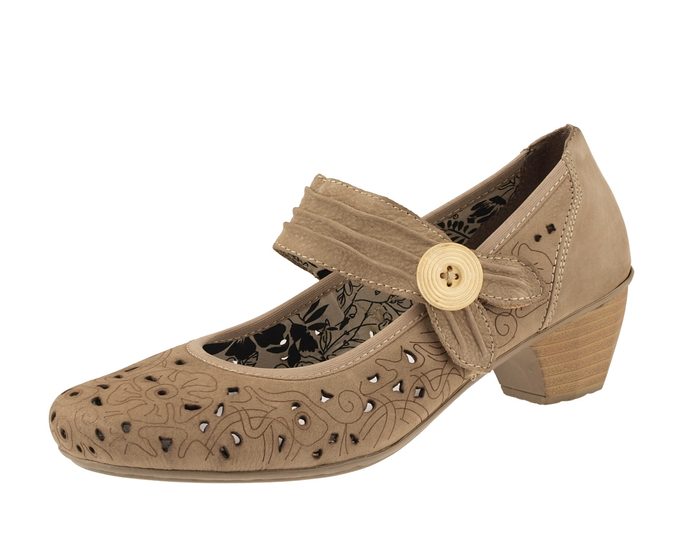 Rieker lodičky beige
