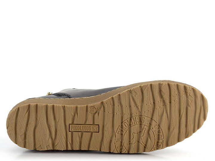 Pikolinos černý kotník s barevným jazykem 901-7312 Black