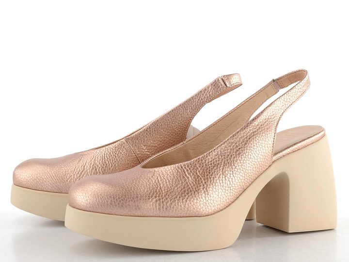 Wonders lodičky na platformě s podpatkem a volnou patou Rame H-4970