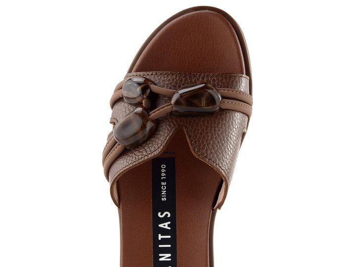 Hispanitas pantofle s ozdobnými kameny Bali Avellana HV264683