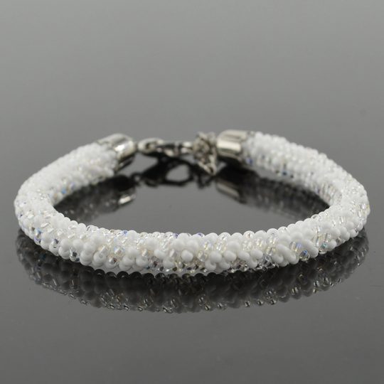 Náramok rokajl biely