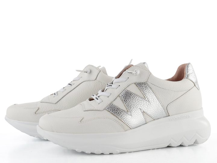 Wonders dámské tenisky na platformě Off/Plata A-4002