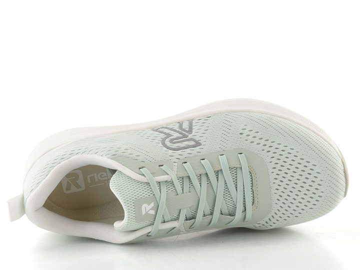 Rieker Sport dámské tenisky na klínku světle zelené W4101-52