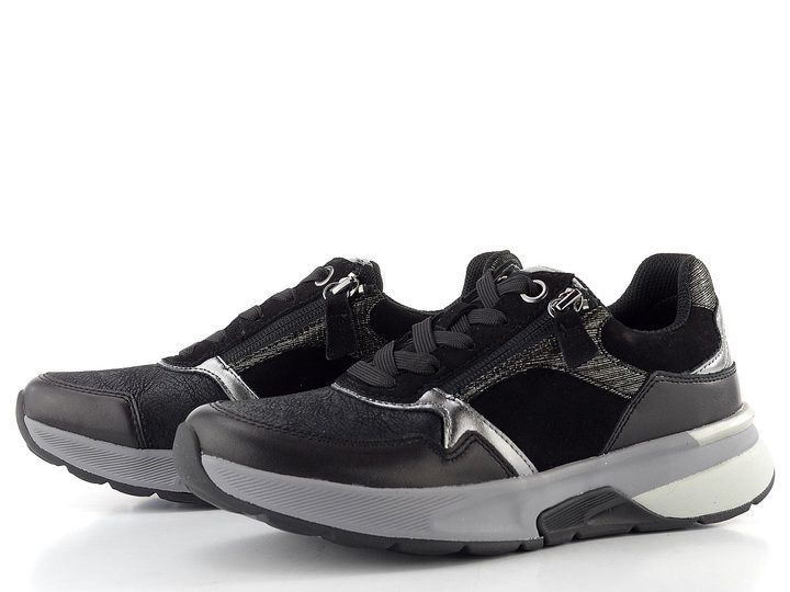 Gabor tenisky so zipsom schwarz kombi 76.847.67