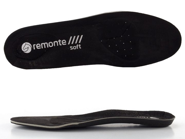 Remonte nazúvacia členková obuv čierna/strieborná D0T78-03