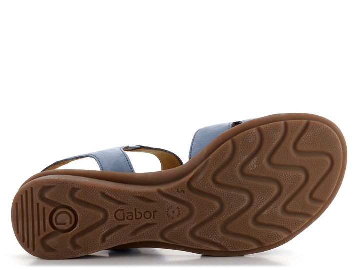 Gabor nubukové sandály modré 46.062.26