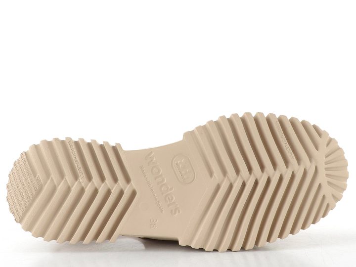 Wonders sandály s plnou špičkou beig A-4411