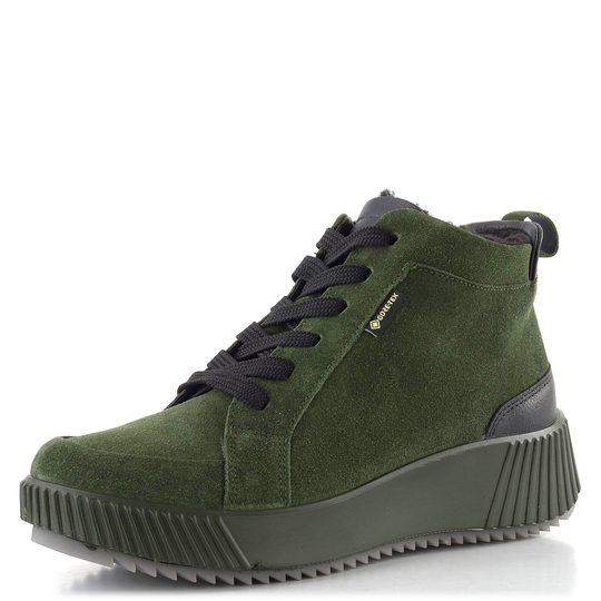 Ara šněrovací kotník s membránou Davos Fango/Schwarz 12-26908-06