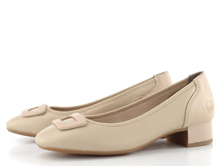 Rieker béžové lodičky se sponou 43453-62