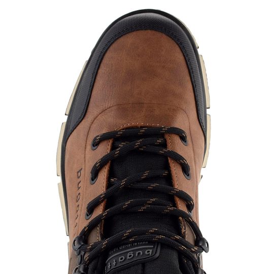 Bugatti pánský kotník hnědý kombinovaný 341-AC237-5069