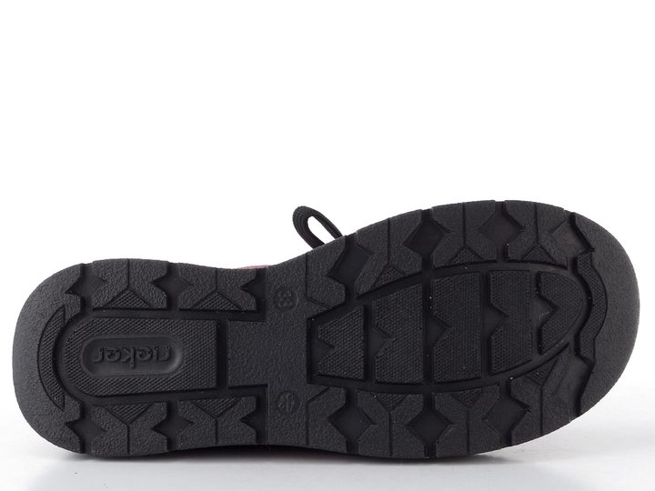 Rieker barevné šněrovací polobotky multi/schwarz 44569-90
