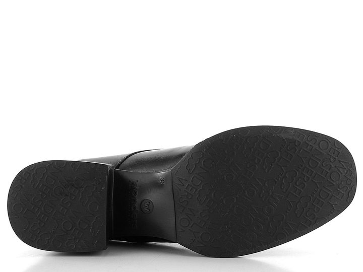 Wonders polobotky na podpatku Negro G-6152