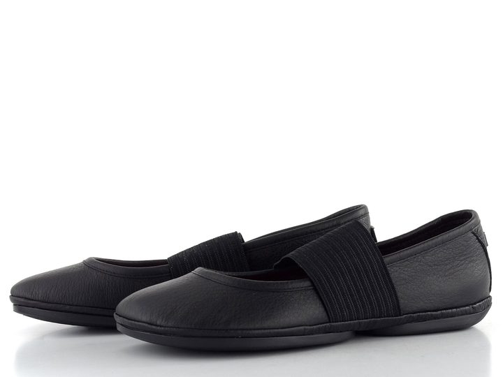 Camper baleríny s páskem černé Right Nina 21595-242