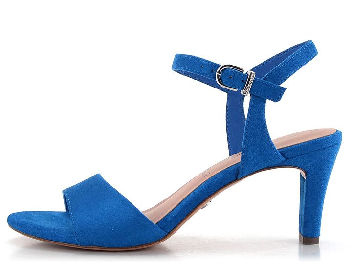 Tamaris sandály na podpatku Royal Blue 1-28028-42