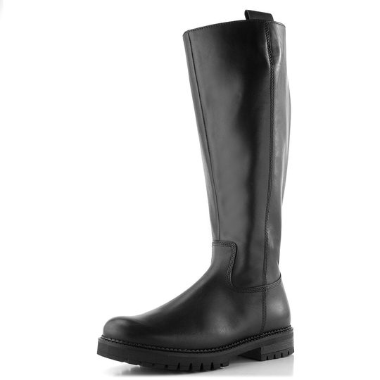 Gabor široké černé kozačky XL-Vario 72.728.57