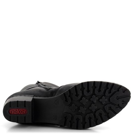 Rieker kotník na podpatku černý Y1753-00