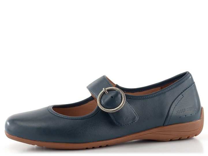 Josef Seibel modré baleríny s pásikom Fenja Ocean 74818133