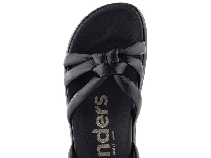 Wonders páskové sandály Negro B-7432