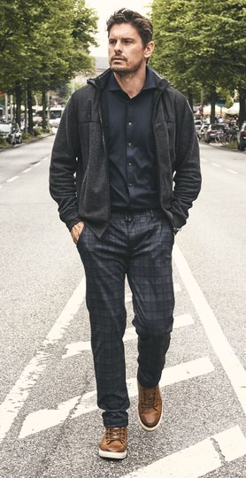 Bugatti vyteplený kotník sneakers cognac 321-A5G30-1000