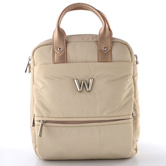 Wonders nylonový batoh beig WB-52006